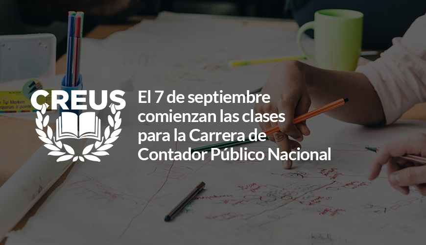 El 7 de septiembre comienzan las clases para la Carrera de Contador Público Nacional